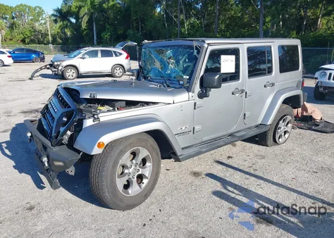 2017 Jeep Wrangler Unlimited Sahara 4X4 from USA, damaged, VIN 1C4BJWEG8HL614528